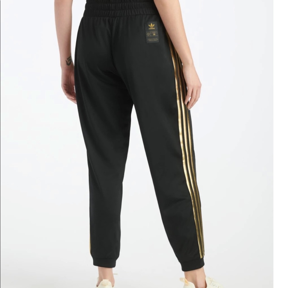 Adidas superstar red carpet shine track pants